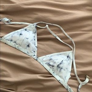 Marble bikini top size M